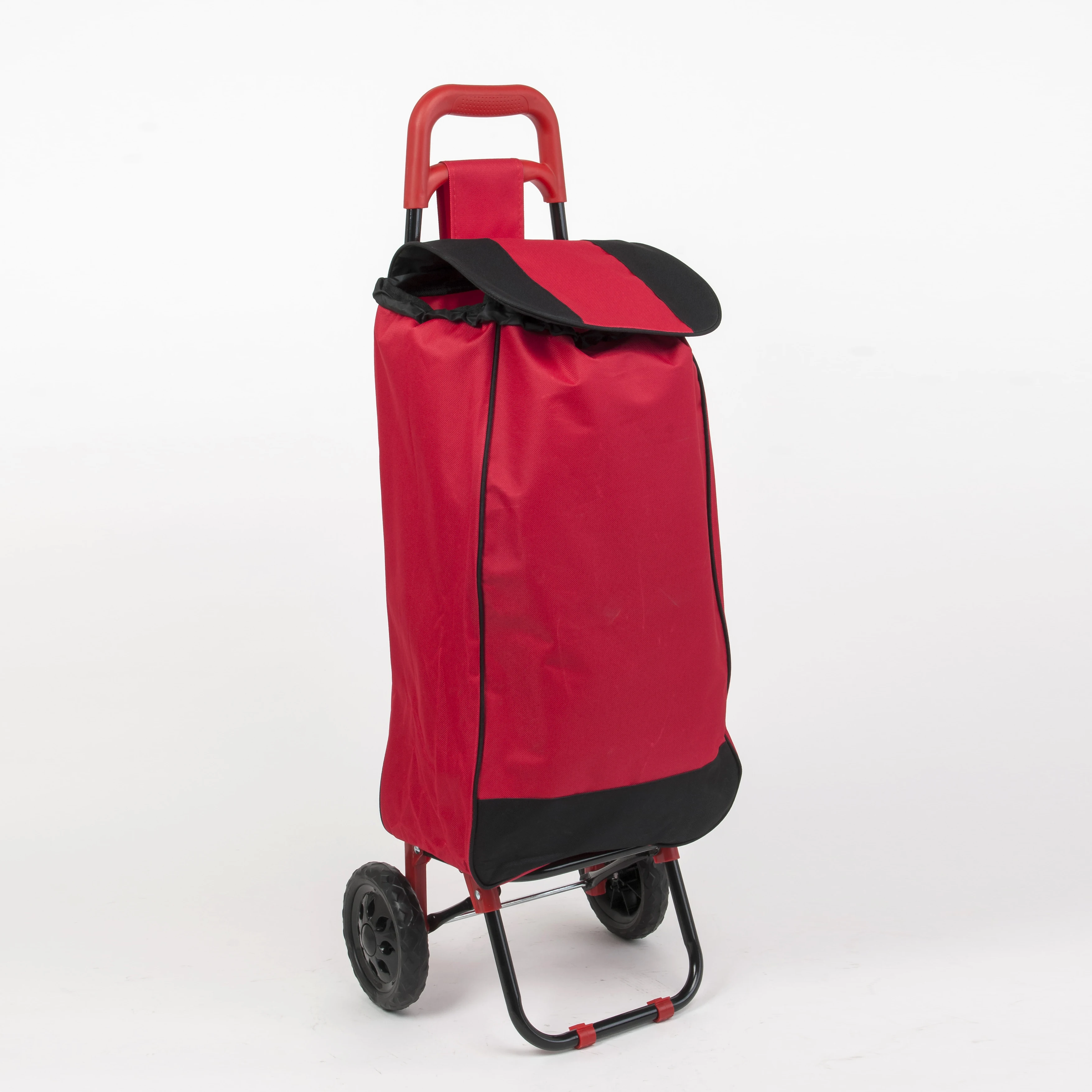 colors matching trolley foldable shop cart with an umbrella pocket