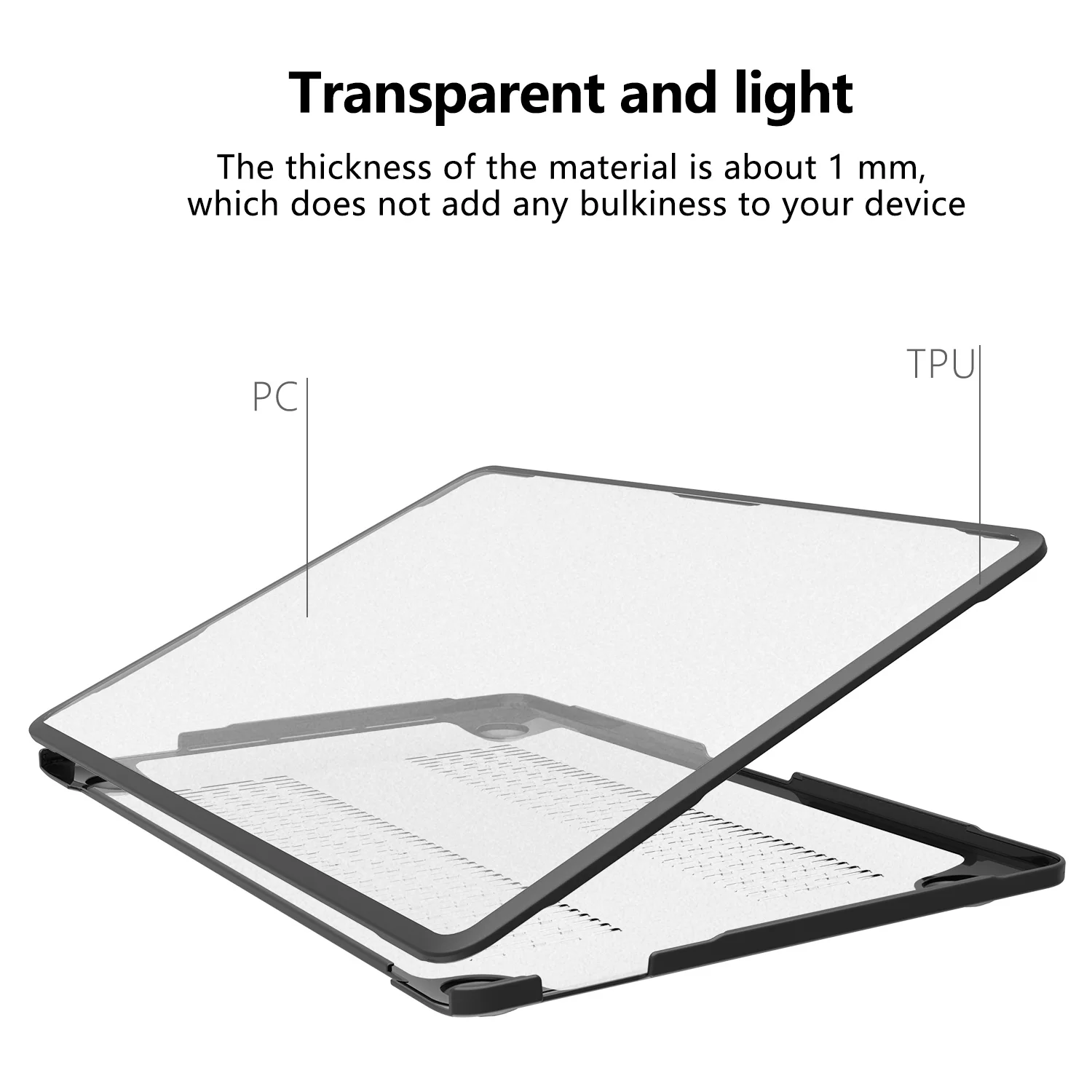 2024 New Product TPU Black Frame Frosted Scratch Resistant PC Anti-Drop For Macbook Pro 13  14  16 Inch A2485 hard Case 2021
