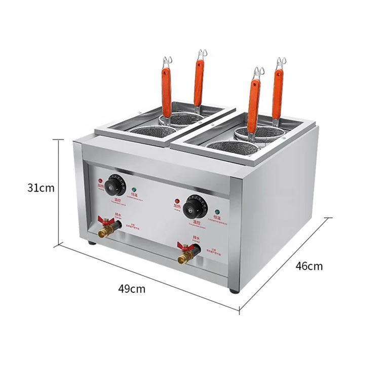 Commercial 4 colander pasta cooker Electric Noodle Cooker Pasta Boiler Restaurant Noodle Cooking Furnace noodle boiler