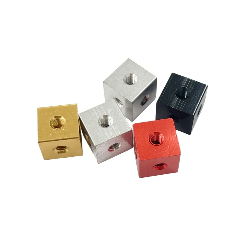 Customized Processing Of Copper Plated Nickel Square Block Nuts For Hexagonal Nut Fixing Seat, Trihedral Connector