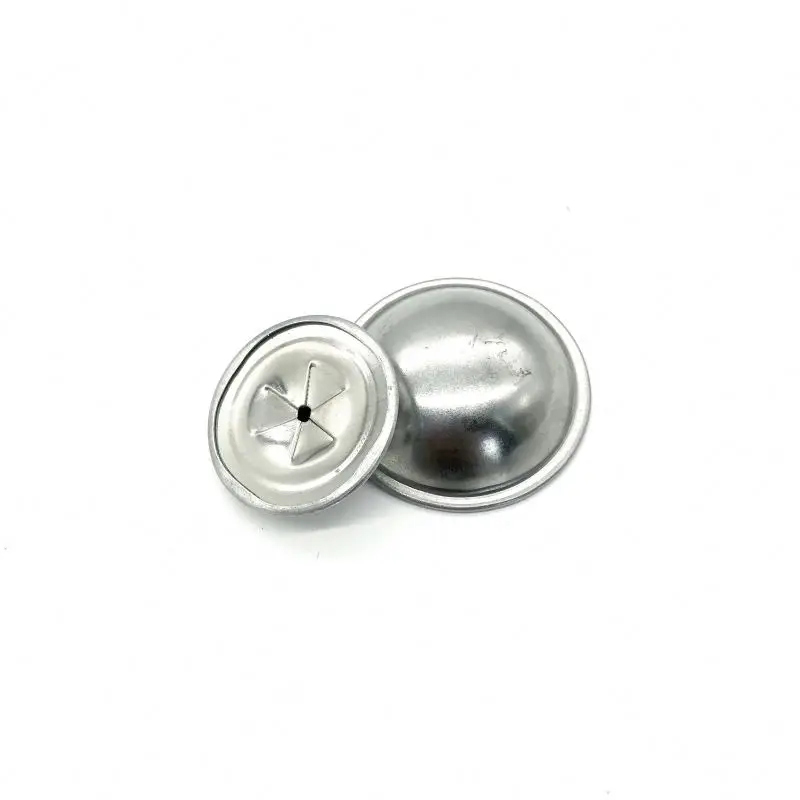 Stainless steel Aluminum/Low Carbon Steel Dome Cap Washer with self adhesive insulation pins