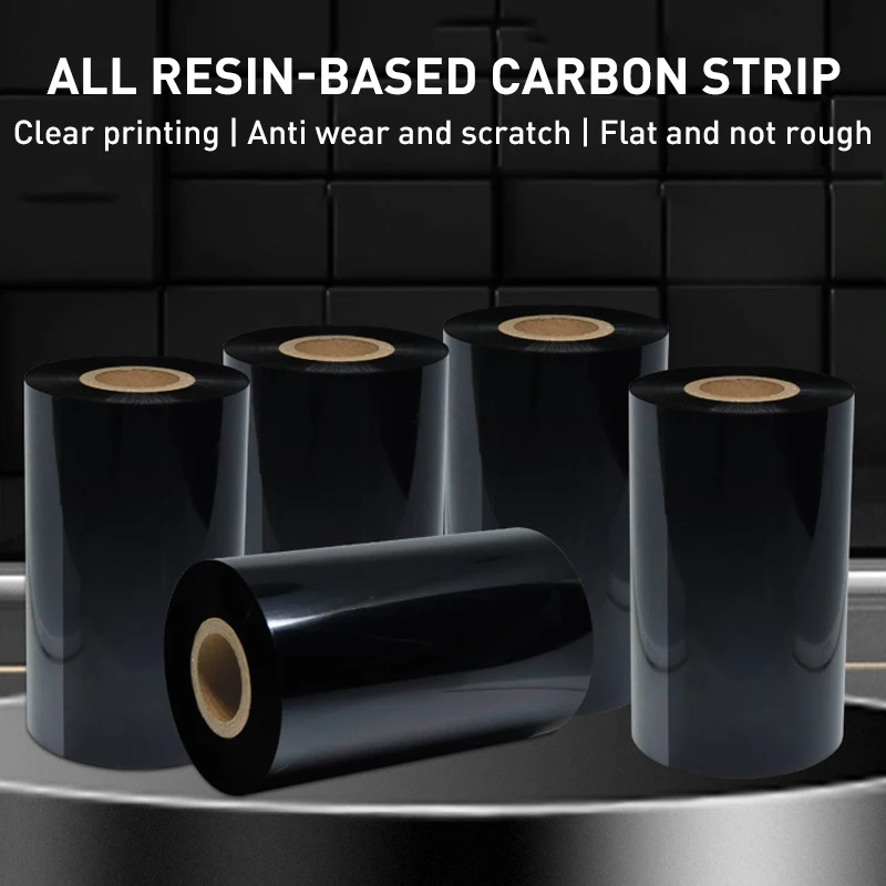 Factory Oem Wax Resin Thermal Transfer Ribbon Best Abrasion Resistance on Film Label for Barcode Printer Ribbon