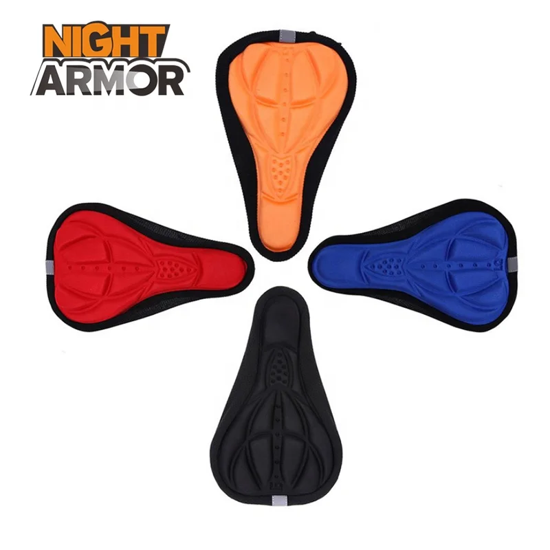 Чехол для подушки для горного велосипеда 3D, толстый удобный мягкий чехол для седла, Велосипедное оборудование