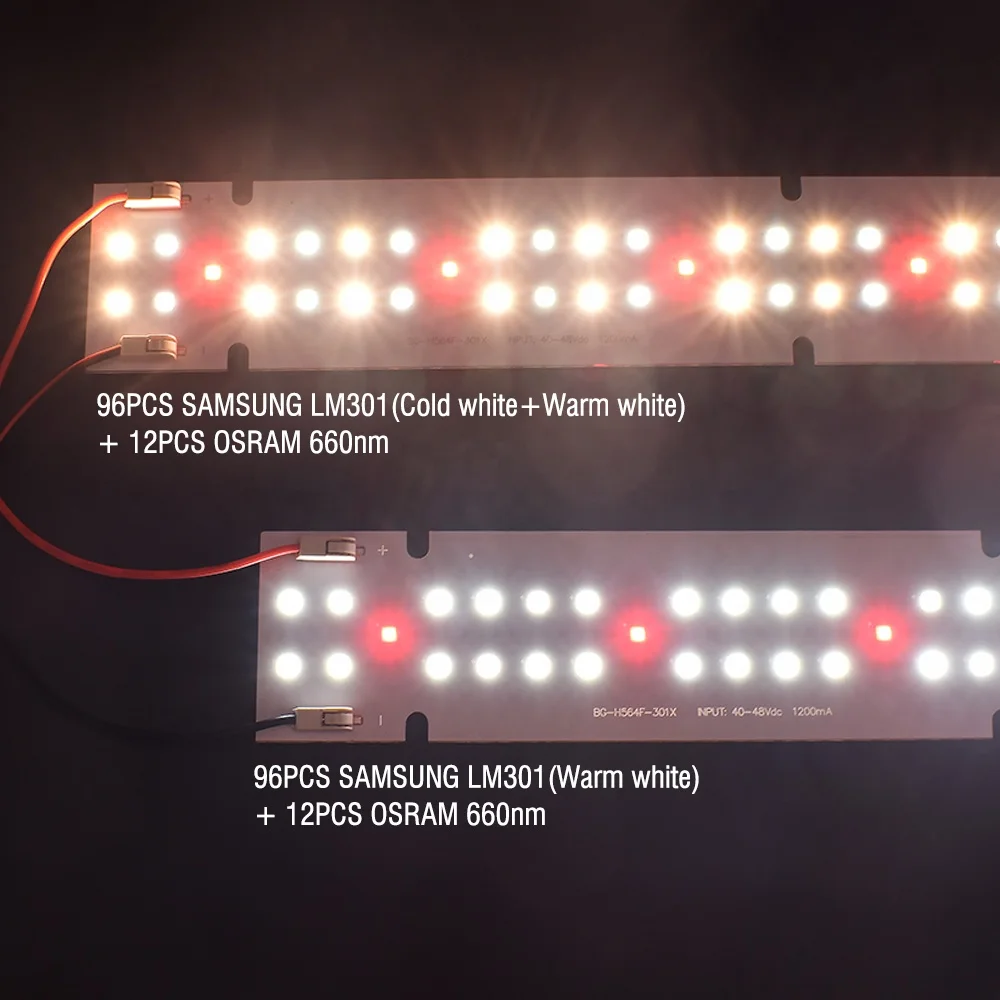 High Brightness Samsung LM 301B LM 301H sun board led hard strip with OSR red 660nm