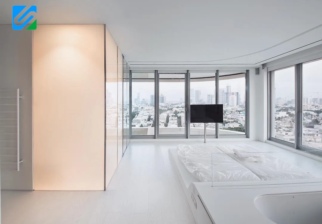 China customized buy color switching PDLC smart film of terrace glazing system with vidrio inteligente