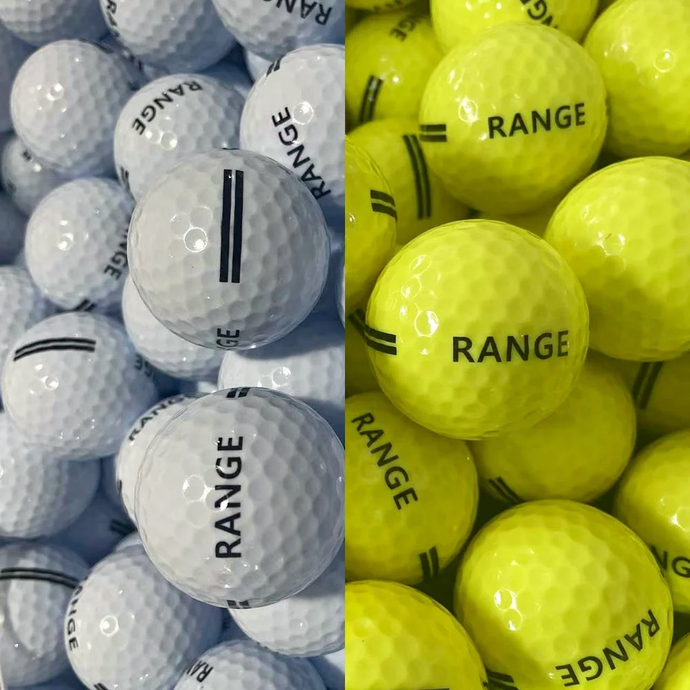 Hot Sale 2-layer Golf Balls Customisable Coloured Golf Balls Golf Range Balls