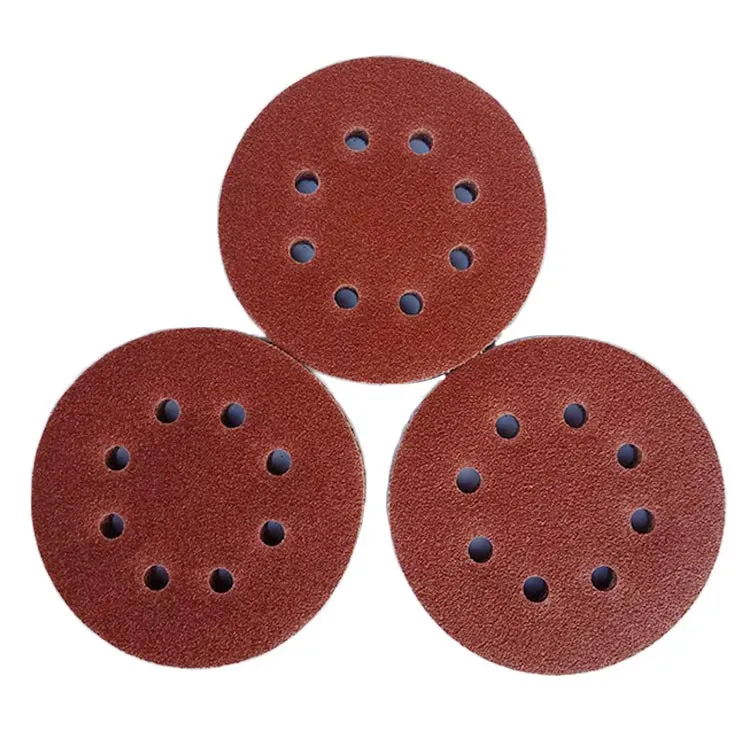 125mm grinding disc with hole  alumina wood polishing sanding disc abrasive paper wheel