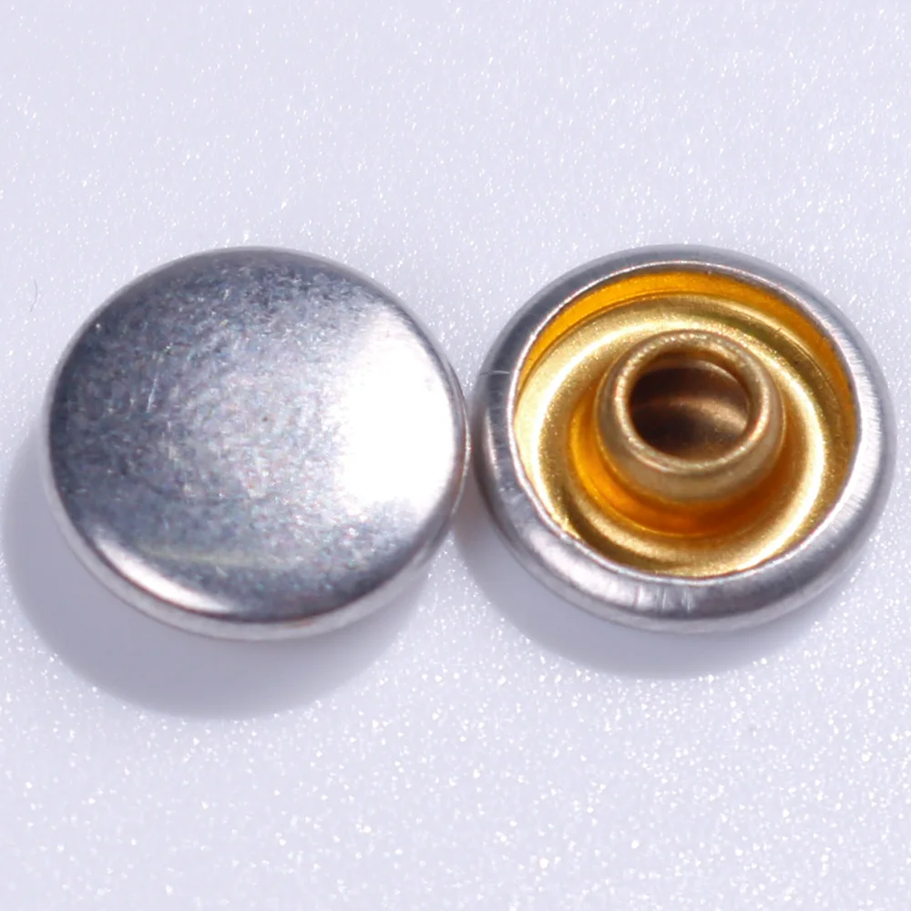 custom jeans decorative rivets buttons for garments 10mm brass rivet  custom jeans rivet button with logo