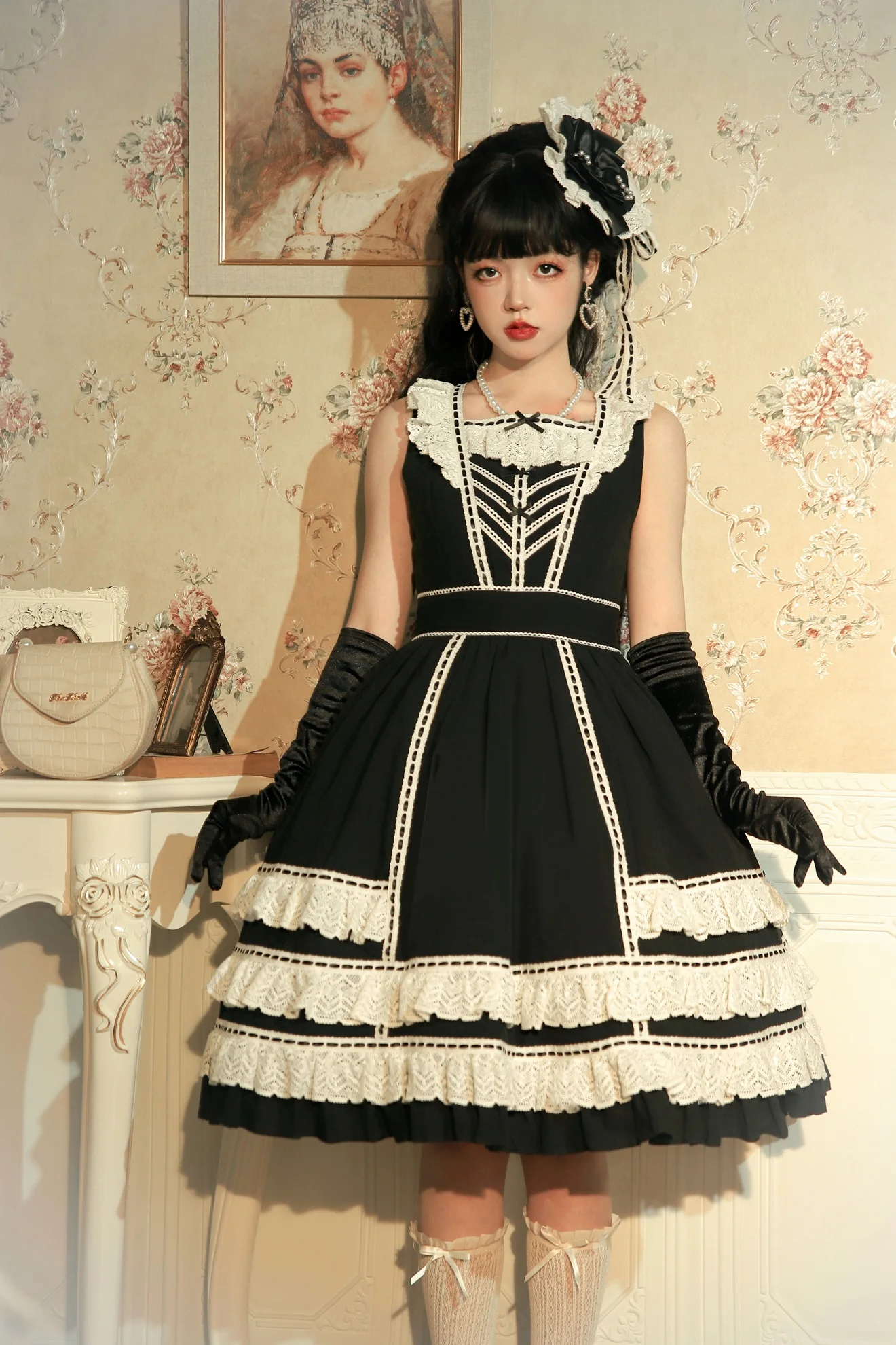 lolita dress punk style traditional japanese lolita anime cosplay maid dress lolita gothic JSK