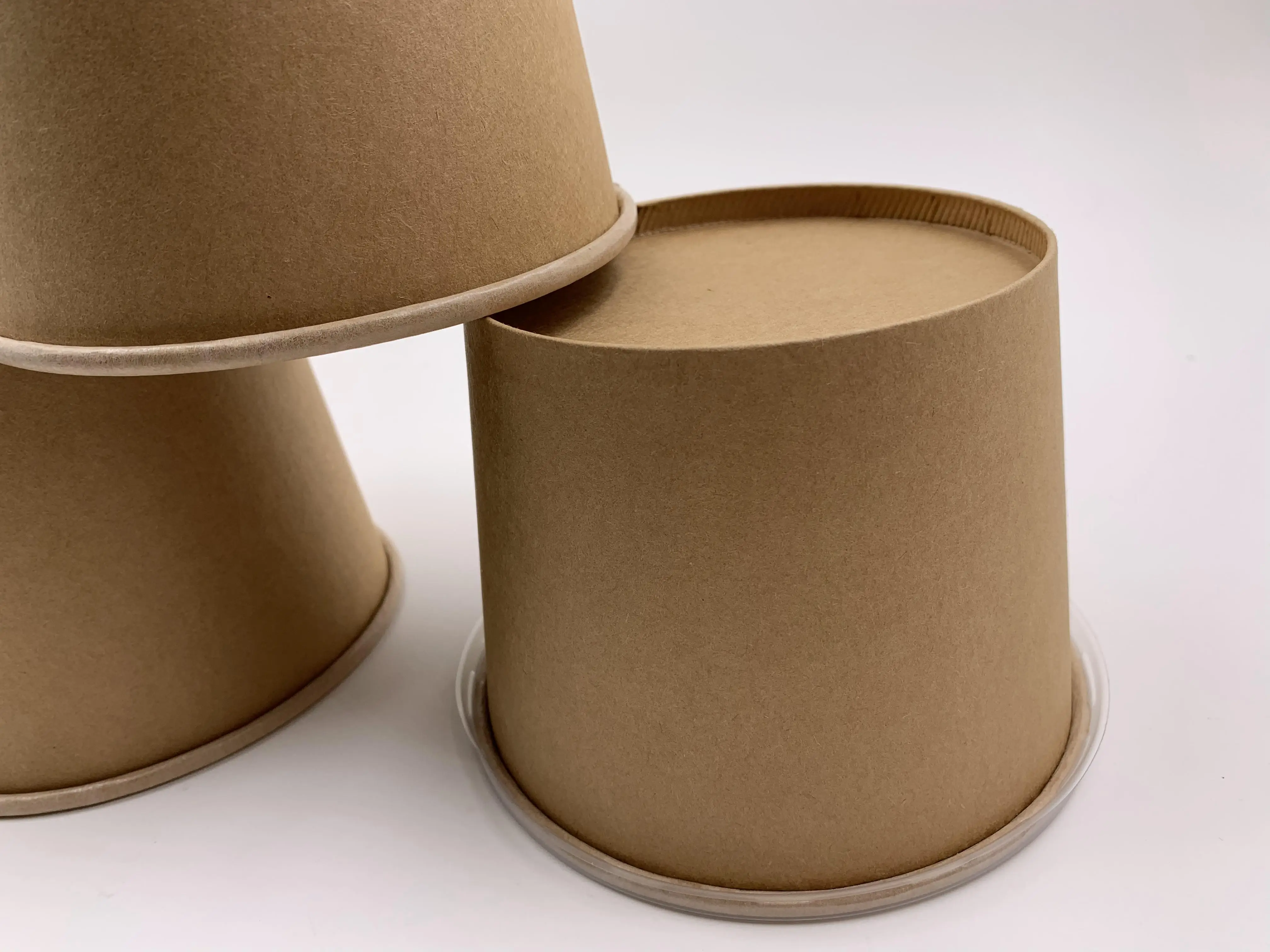 
Disposable Paper Soup Cup small size paper bowl with Dome Lid 