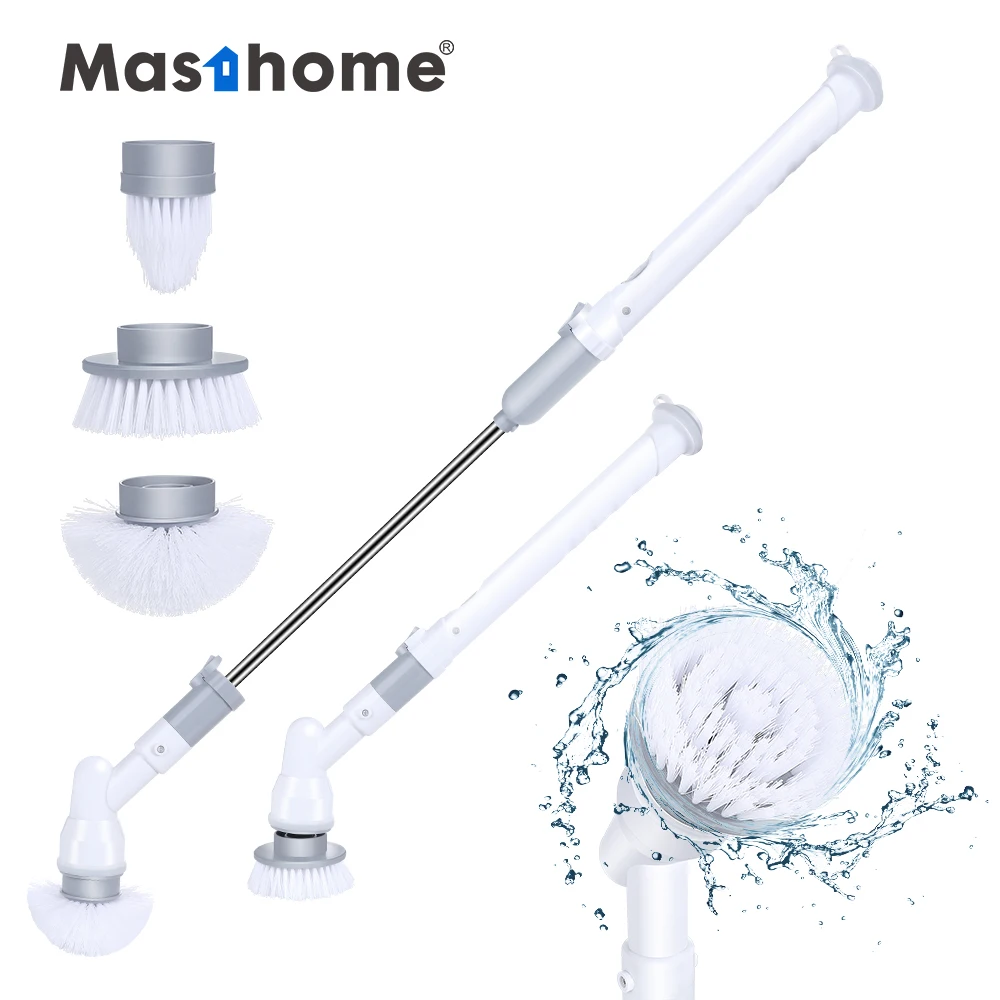  Скребок для кровли Masthome с длинной ручкой перезаряжаемая электрическая щетка чистки 3 сменными