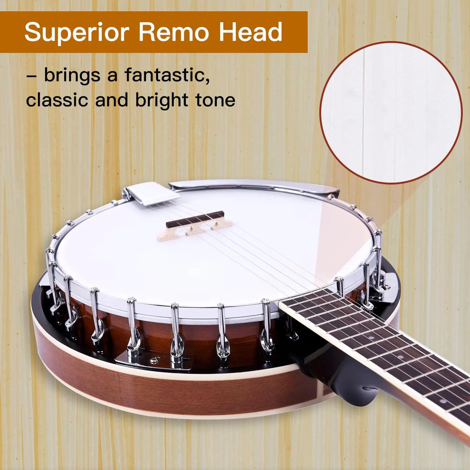 5 String Banjo High End Nice Quality For All Size Whole Price Musical Instrument China Factory Handmade Learner Beginner