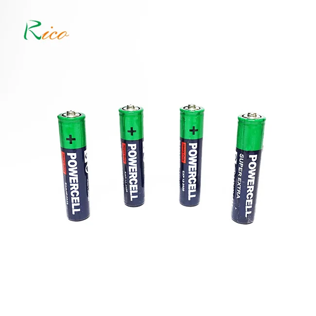 Powercell UM-4 Size 1 5v Dry Battery R03 U M4 AAA 1.5v Pencil Battery for Remote Control Toys Camera Heavy Duty Battery