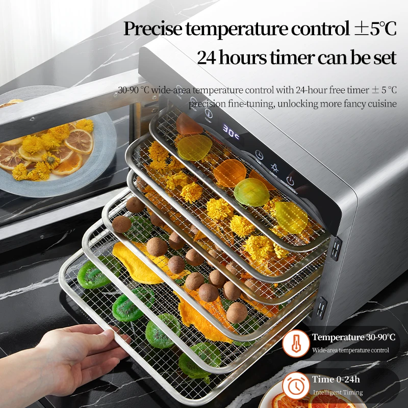 Cheap Price Commercial Household Fruit Dehydrators Fully Automatic 8-layer Food Dehydrator