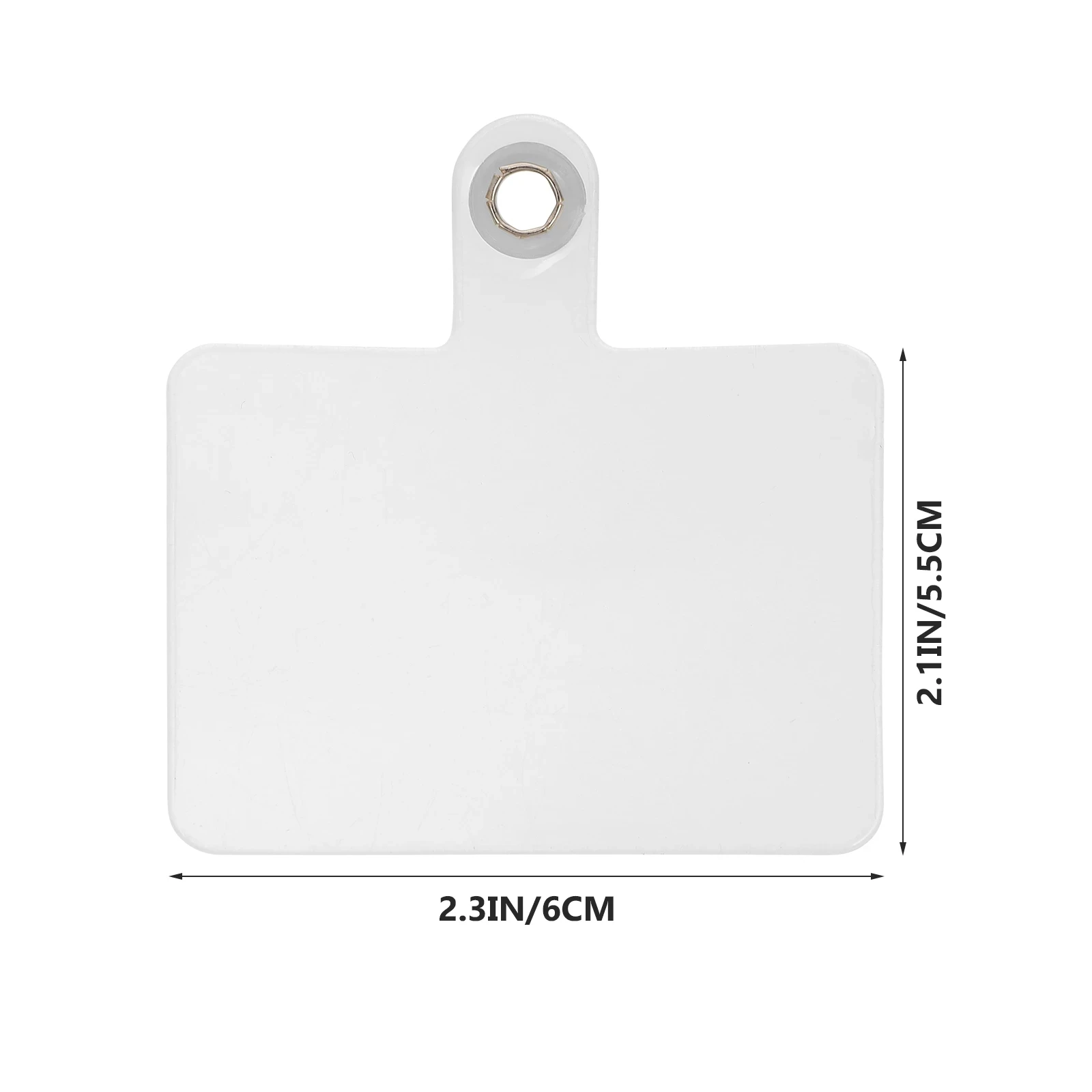 PVC Phone Tether Tabs Phone Lasso Replacement Patches Adhesive-Free Phone Case Anchor For Lanyard Hanging Strap Pad