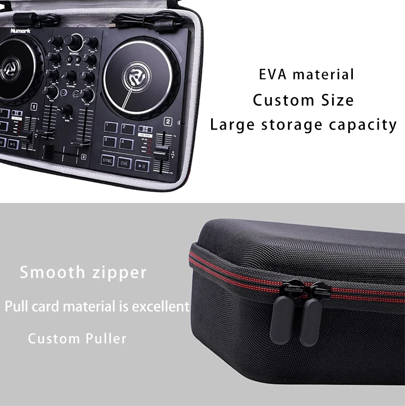 Portable DJ Controller Storage Case Shockproof DJ Controller Case Protective Eva Case With Handle