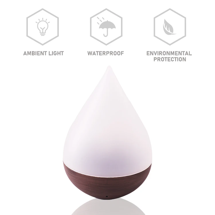 2023 Hot Sale Indoor led Decoration standing Solar Water Drop Light