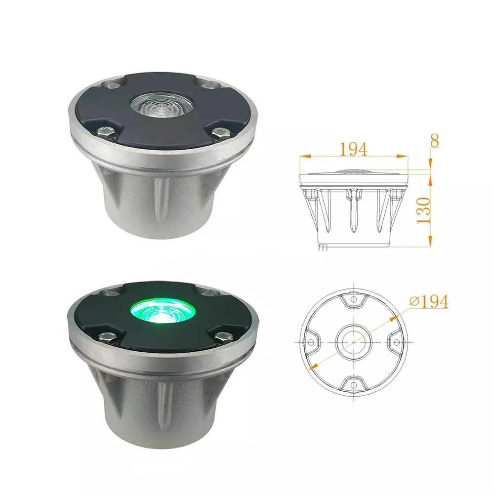 Green and Red LED airport inset runway edge center line lights manufacturers