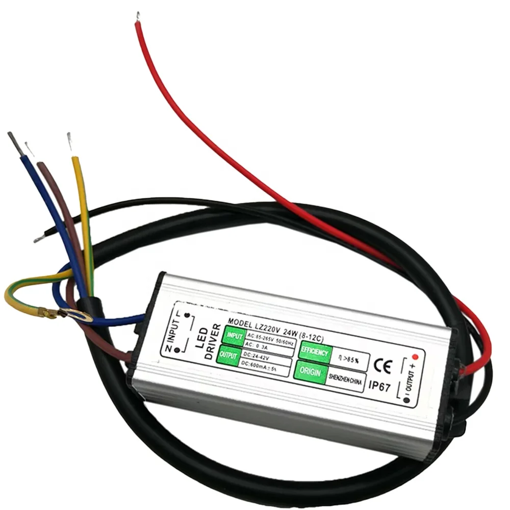 Waterproof led driver 220v constant current 600ma