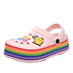 Factory Wholesale Hot Selling Popular Mules Shoes Women Black Summer Winter OEM Fashionable Customized Spring Anti Logo Time Eco