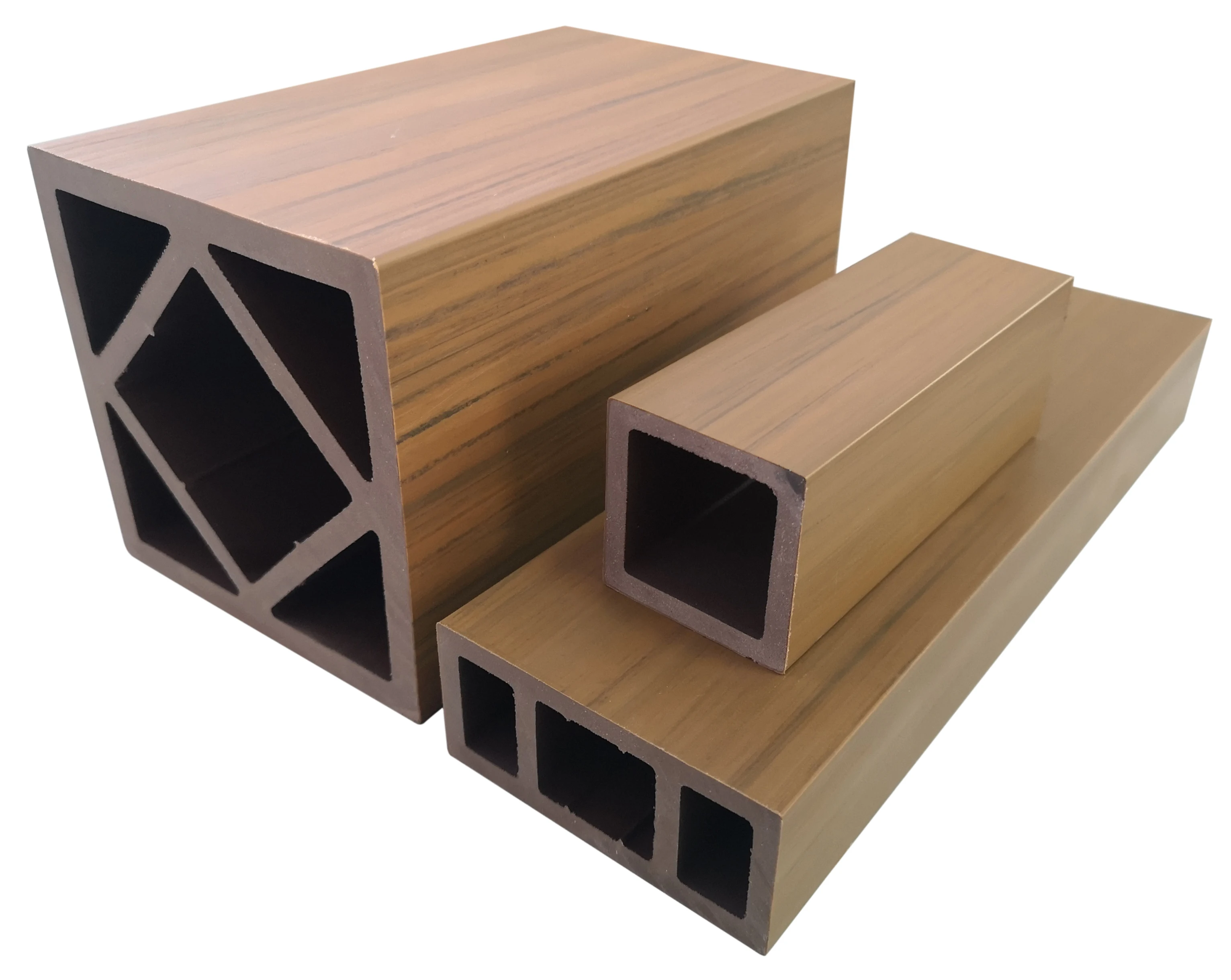 Wood plastic composite wpc post for outdoor use