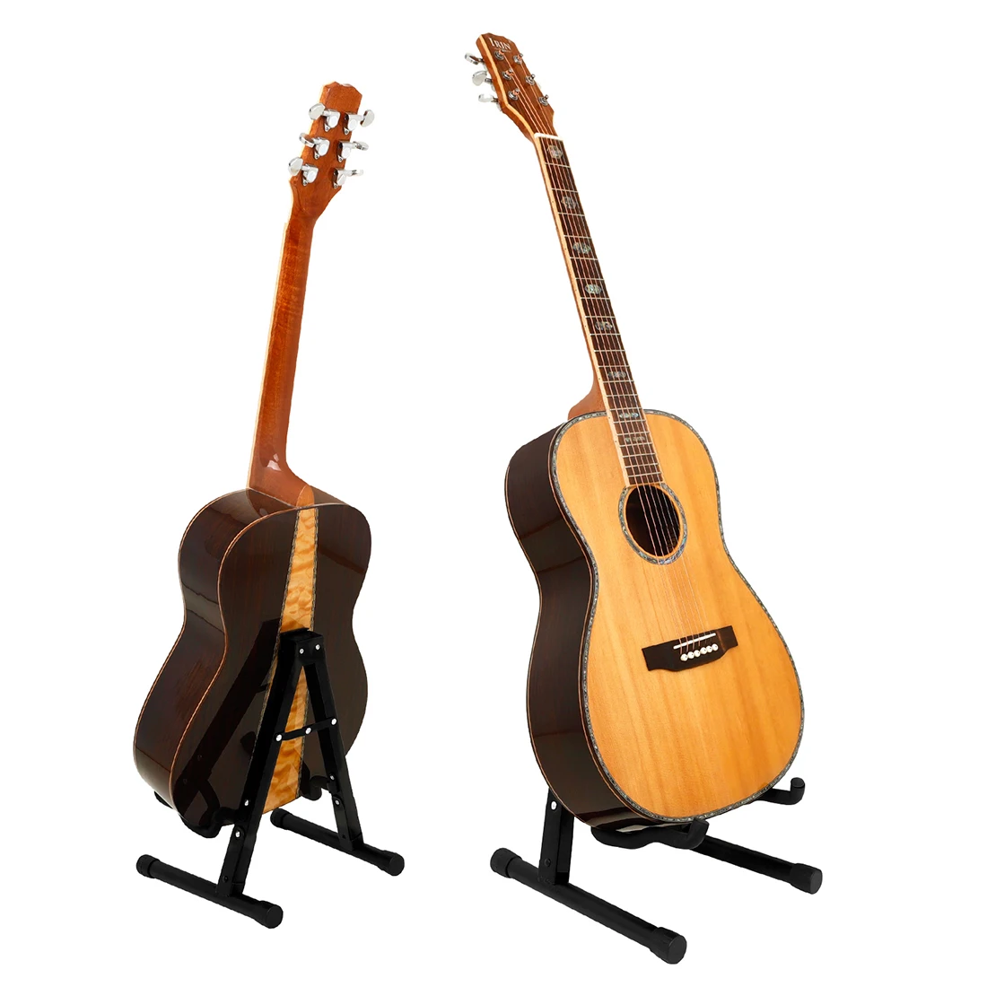 Wholesale Stringed Instrument Accessories Foldable Portable Metal A Type Bass Acoustic Guitar Stand
