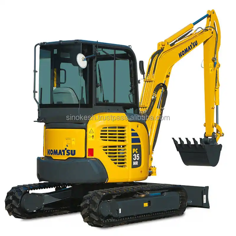 Экскаватор б/у KOMATSU PC35 3 тонны 2023 99% новая резиновая дорожка японская мини-ЭПА хорошее состояние Лидер продаж бутик низкие рабочие часы