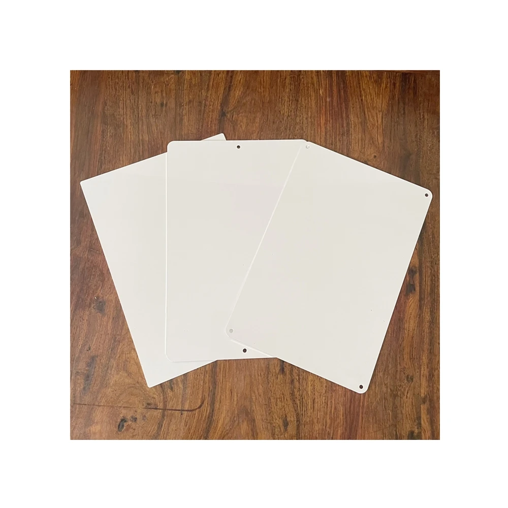 Rectangle Shape Coated Aluminum Sublimation Blanks Metal Sheet for Photo Printing 12x12 12x16 12x18 12x24