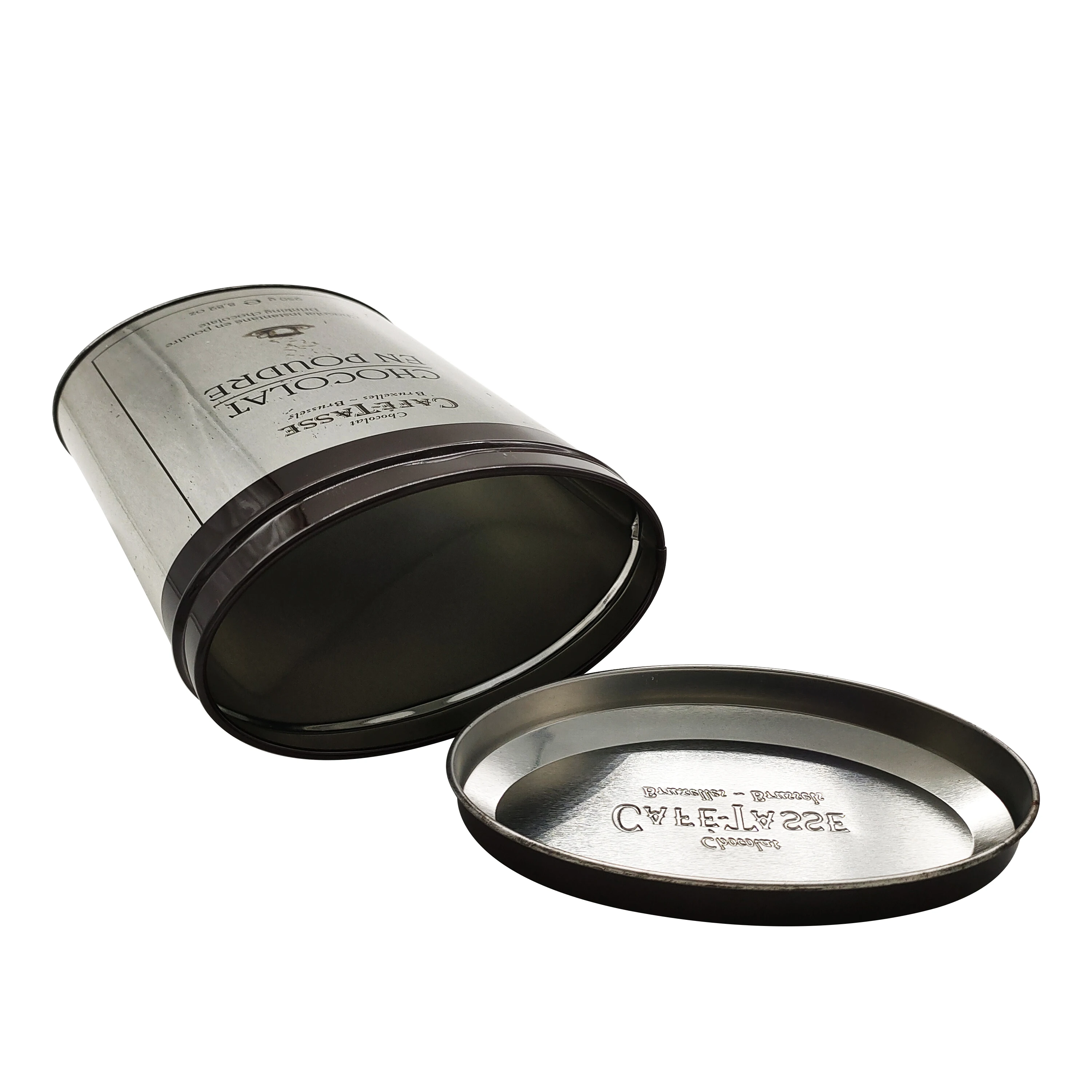 air tight sealed cover lid coffee packaging box empty coffee cans Coffee tin cans