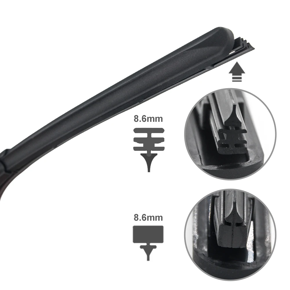 Good Quality  qeep Window Material Origin durable Wiper Blade Refill Rubber forToyota