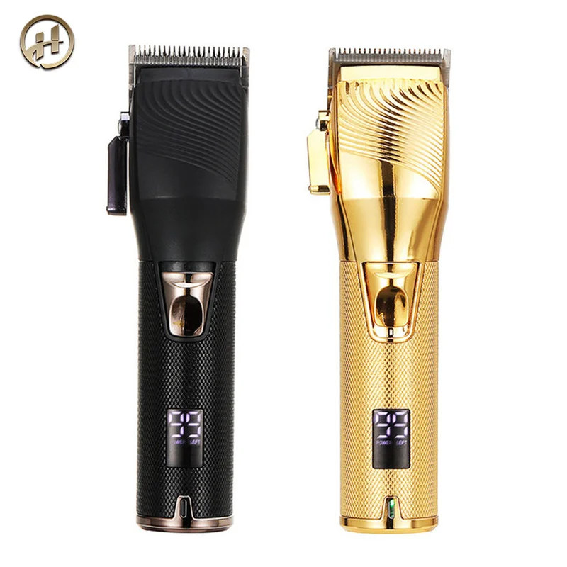 High Quality Barber Choose Large Capacity Professional Salon Cordless Electric Hair Cut Trimmer Machine for men