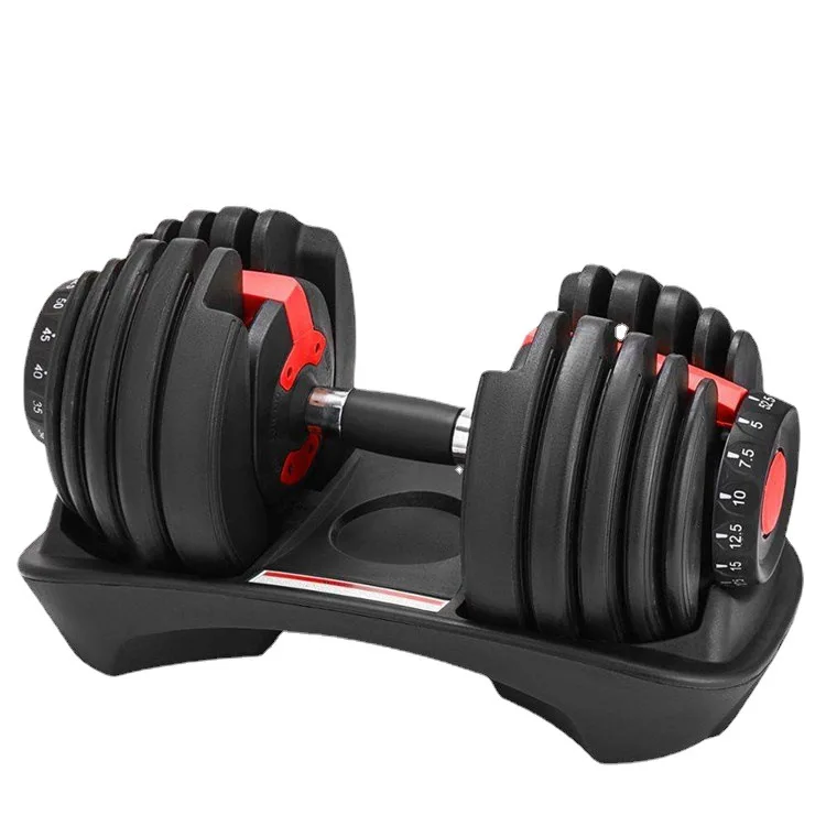 Gym Workout Man Power Weight Lifting Training Automatic 24kg /52.5lbs Adjustable Dumbbell set 50kg
