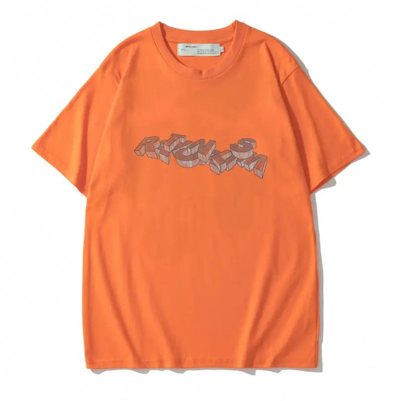 CQNN663 Summer Wear 3d Graphic Print Short-sleeved O- Neck Loose Cotton T-shirts For Mens