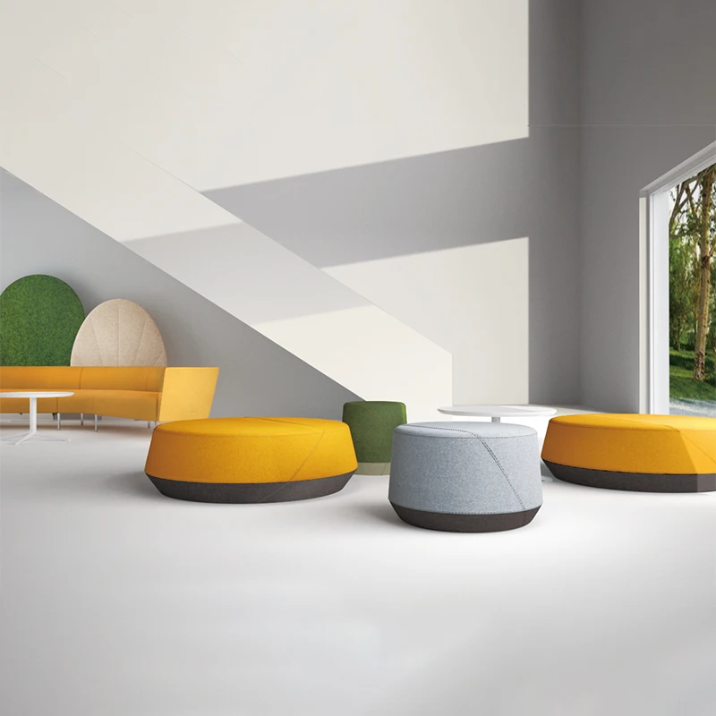 Modern optional material reception room furniture office waiting commercial visitor sofa