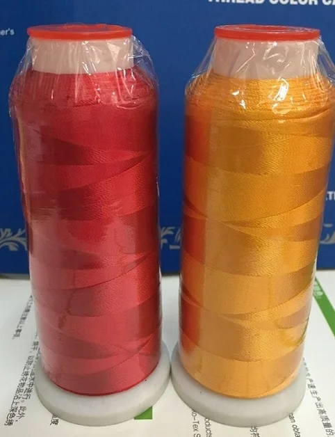 
100% viscose rayon embroidery thread 