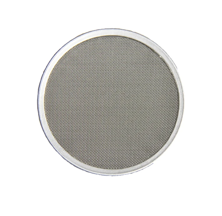 
Customize 10 25 100 200 micron 304 stainless steel wire mesh metal filter disc 