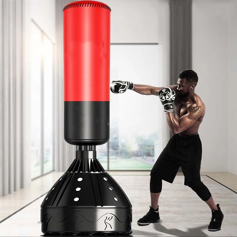 Sandbag Suction Cup Vertical Boxing Sanda  Waist-free Spring Sandbag