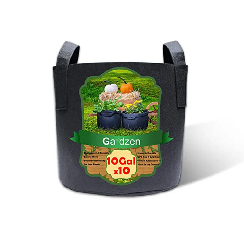 Geotextile Felt Nonwoven Fabric Planter Planting Seedling Nursery Grow Bag for Vegetables Flower Blueberries Trees Pot