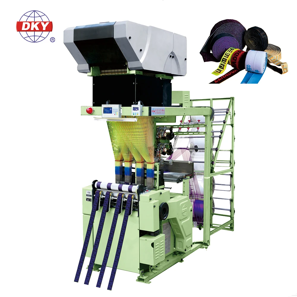 KFJd 4/65/480(960)  COMPUTERIZED NARRW FABRIC JACQUARD LOOM(Double-Open) DKY MACHINERY