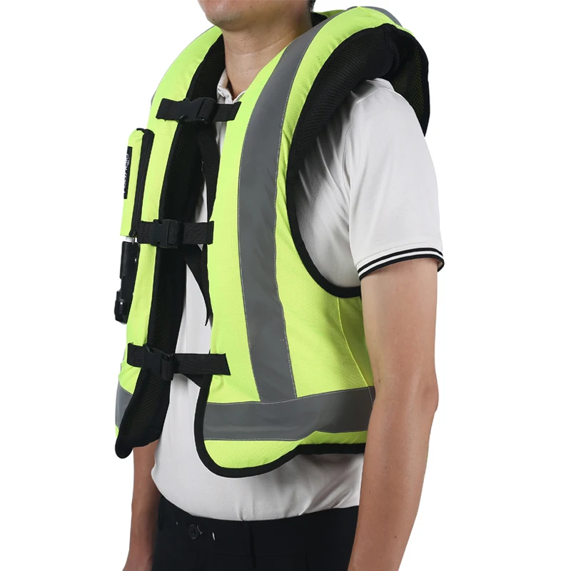 Motowolf Reflective CE Armor Motorcycle Racing Safety Airbag Vest With Protection