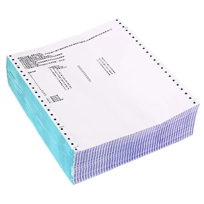 Factory Best Selling 55gsm Non Carbon Paper Mixed Wood Pulp NCR Computer Form Paper