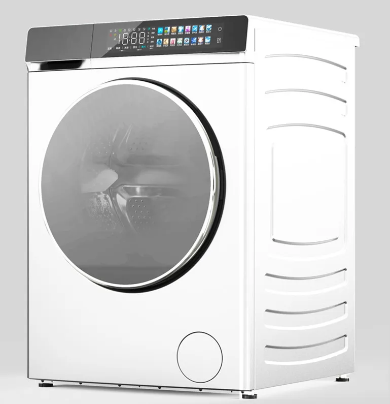 China Manufacture Full Automatic Single Drum Washers 12KG Built in Home Front Load Washing Machine
