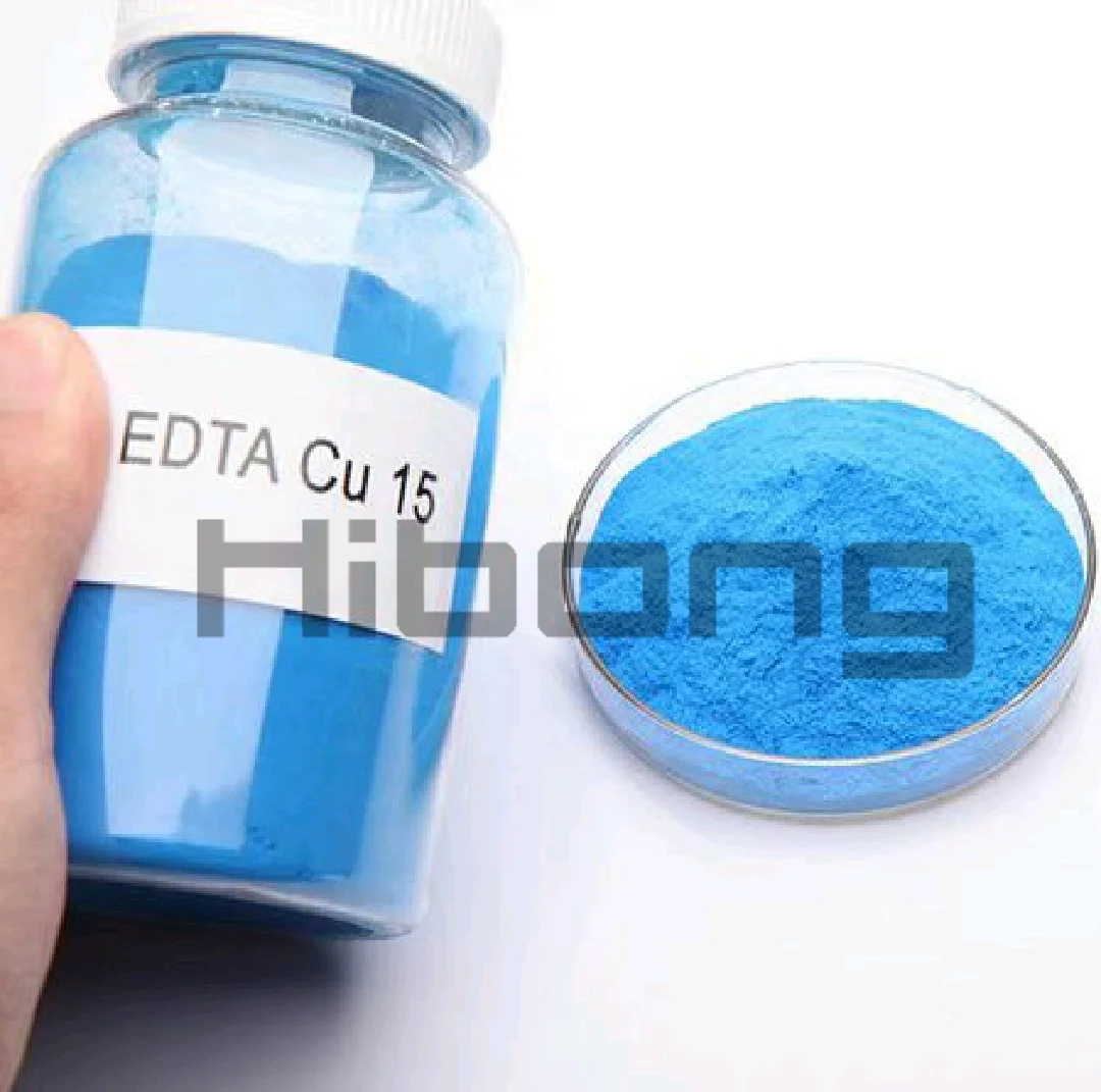 HIBONG ORGANIC SALT CASE NO 14025-15-1 Ethylenediamine Tetraacetic Acid EDTA Chelated CU Fertilizer EDTA CU/CA/MN/MG/ZN salt