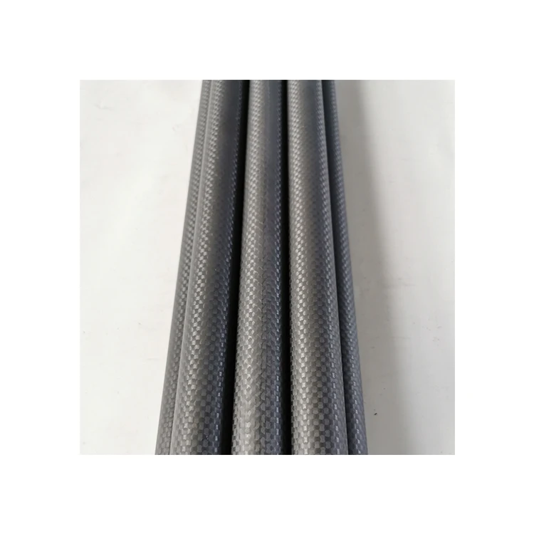 Custom 3k Twill Carbon Cfrp Fiber Tube For Mobile Phone Support