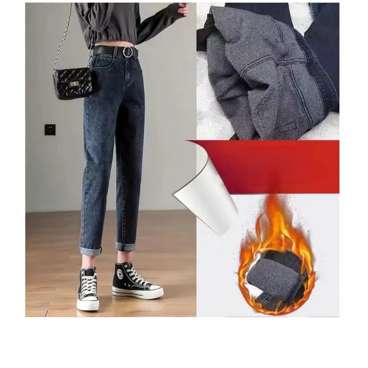 5.5 Dollar Model DZL082 Size S-XL Denim ladies winter jeans pants with good quality material