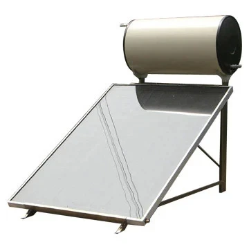 non-pressurized flat panel portable thermodynamic solar water heater