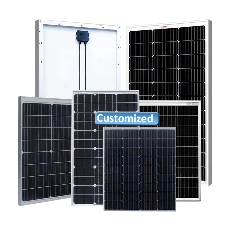 Monocrystalline 30w 40w 50w 60w Solar Panels Price 12v 100watts110w 120w 150w 12v 200w solar panel de 100w mono price