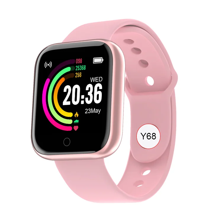 Смарт-часы Macarons D20 Y68 2021 горячая Распродажа Amazon Fitpro Reloj Inteligente