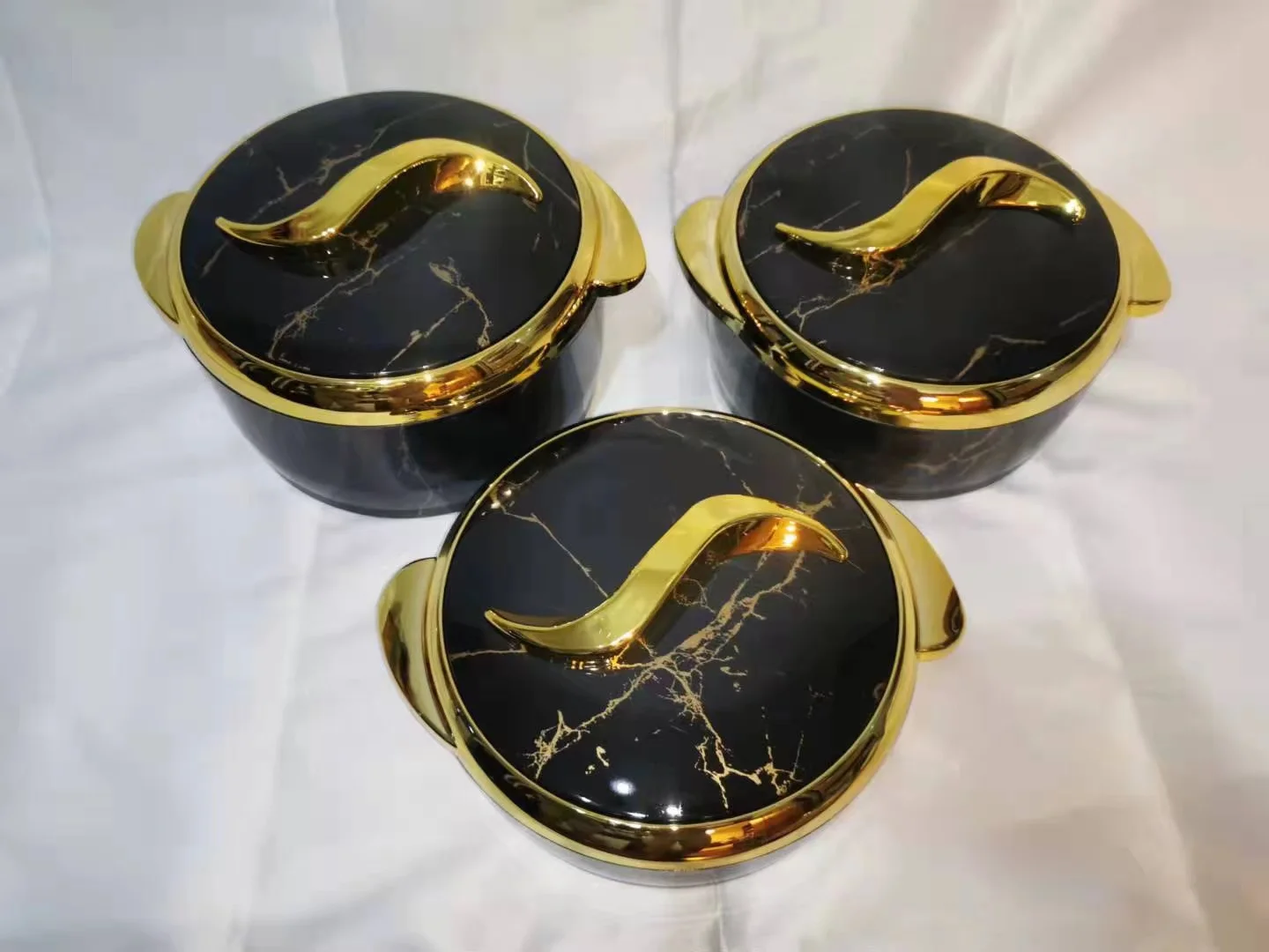 hot pot  Food Warmer 3PCS SET Party Food Warmer Set Lunch Box Container food warmer casserole stainless steel  (1.5L/2.0L/2.5L)