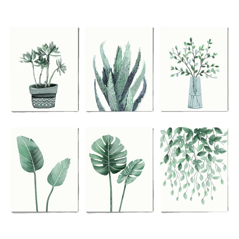 Wall Art 6 Panel Custom Picture Hd Print Hanging Popular Nature Canvas Painting